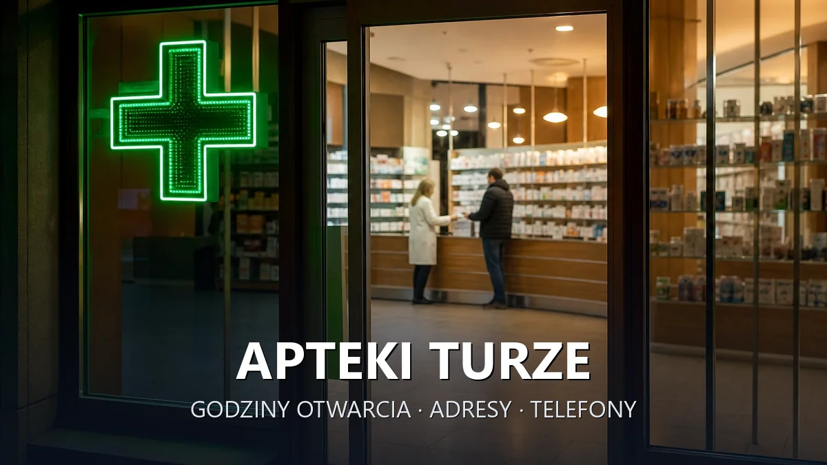 Apteki Turze, gmina Tczew, powiat tczewski - adresy, telefony, godziny otwarcia