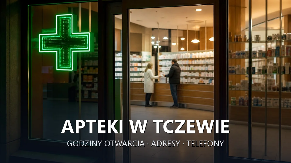 Apteki w Tczewie - godziny otwarcia i dyżury