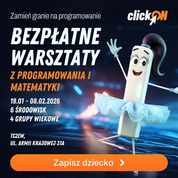 Obraz do artykułu: Bezpłatne warsztaty ClickOn w Tczewie.
