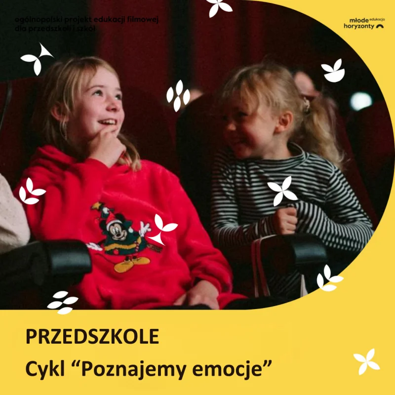 Grafika promocyjna wydarzenia Edukacja Młode Horyzonty 2026/27 – Przedszkola – cykl „Poznajemy emocje”