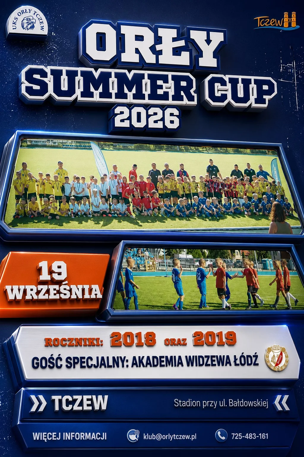 Grafika promocyjna wydarzenia Orły SUMMER Cup 2026 w Tczewie