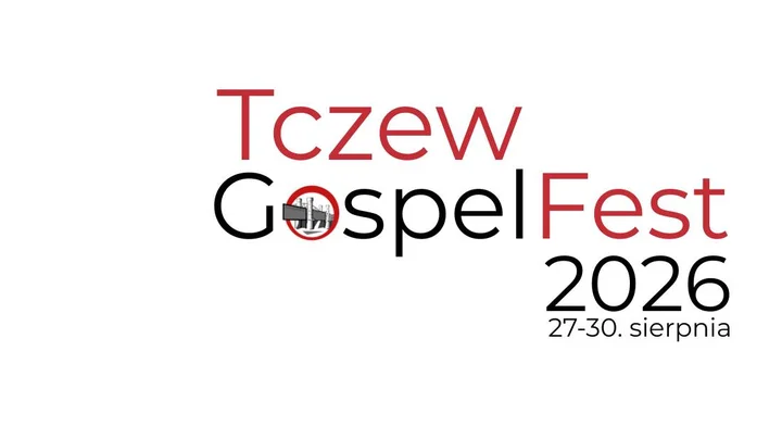 Obrazek przedstawia grafikę promocyjną wydarzenia Festiwal muzyki gospel w Tczewie — daty i miejsce