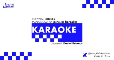 Grafika promocyjna wydarzenia Jasne, że karaoke – wieczór hitów