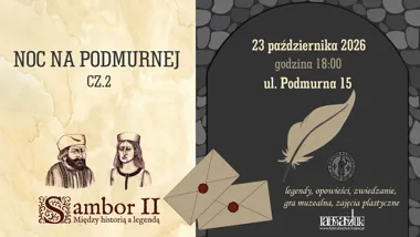 Grafika promocyjna wydarzenia Noc na Podmurnej 2