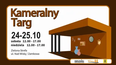 Grafika promocyjna wydarzenia Ostatni Kameralny Targ w Zielonej Strefie