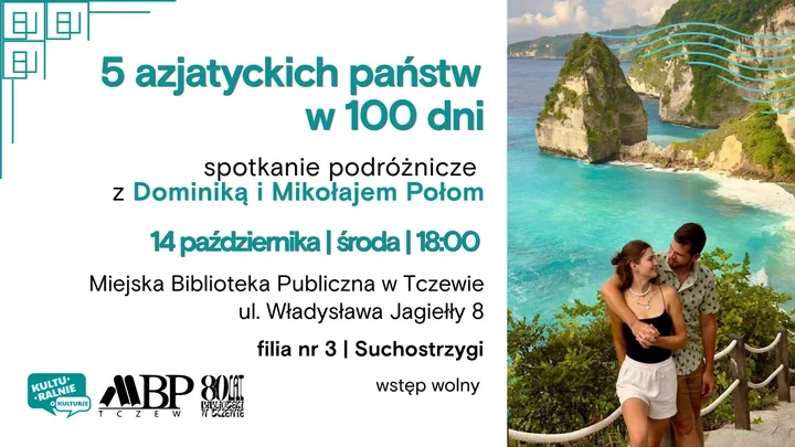 Pięć azjatyckich państw w 100 dni. Tczewianie opowiedzą o drodze
