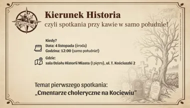 Tczewskie historie przy kawie: biblioteka otwiera cykl „Kierunek Historia”
