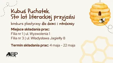 Kubuś Puchatek wraca do Tczewa - biblioteka szuka małych ilustratorów