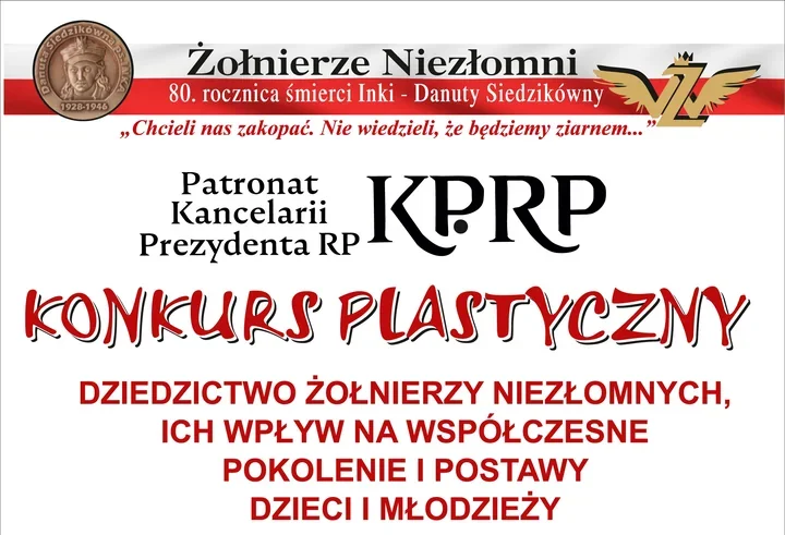 Konkurs plastyczny przypomni dziedzictwo Żołnierzy Niezłomnych