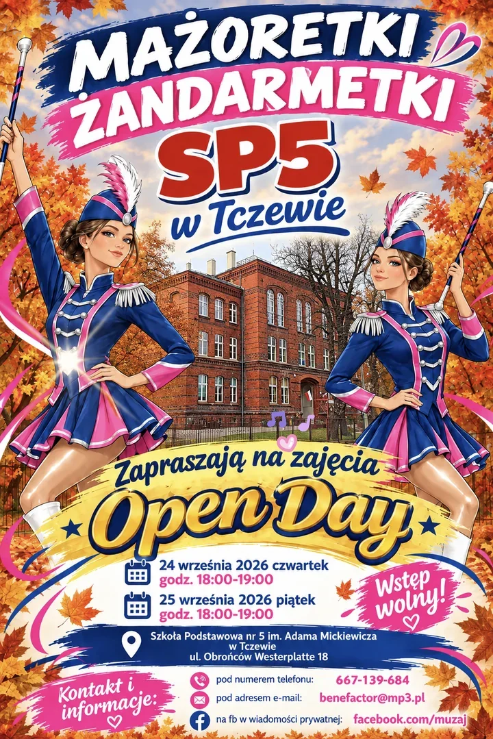 Nowa formacja mażoretek w Tczewie zaprasza na bezpłatne zajęcia