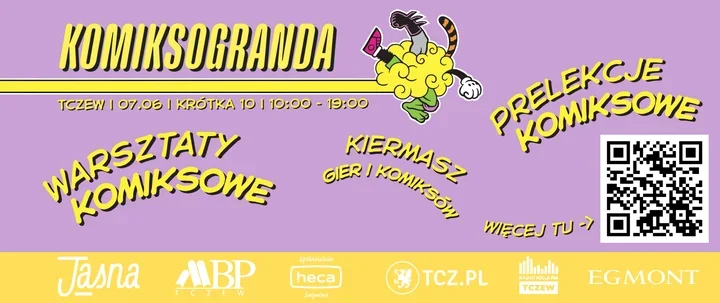 Komiksy, ziny i gaming w Jasnej. Tczew szykuje twórczą niedzielę