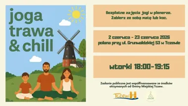 Bezpłatna joga pod chmurką w Tczewie. Cztery wtorki na wyciszenie
