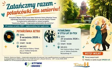 Grafika promocyjna wydarzenia Potańcówka Retro