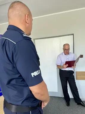 To nie była interwencja. Uczestnicy ŚDS odwiedzili policjantów w Tczewie