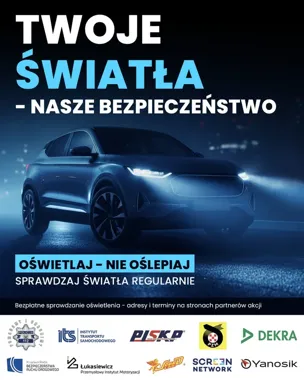 Bezpłatne sprawdzenie świateł w Pomorskiem. 85 stacji i cztery terminy