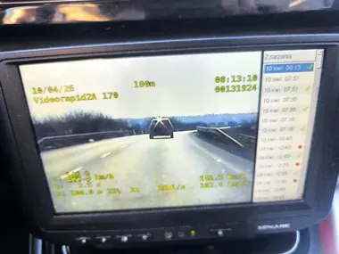 144 km/h w Korzeniewie i drugi kierowca bez uprawnień - tczewska drogówka nie odpuściła
