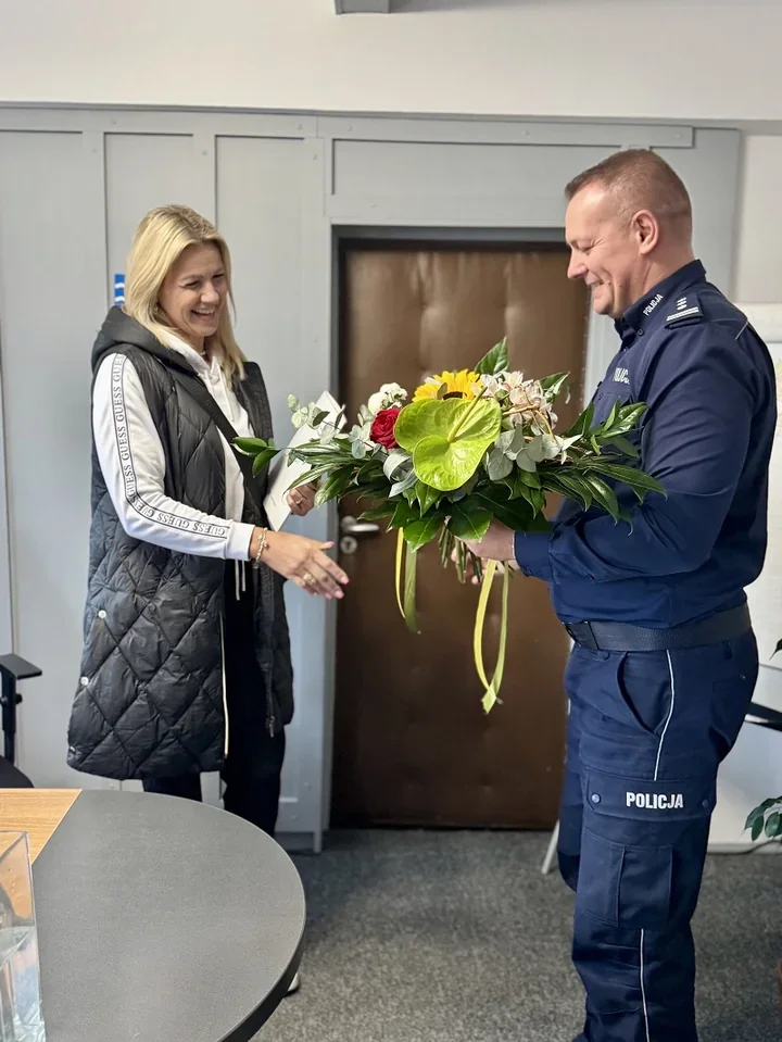 W komendzie w Tczewie padły podziękowania za reakcję, która uratowała życie